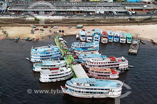  Subject: Regional boats in the port of Manaus / Place: Manaus city - Amazonas state (AM) - Brazil / Date: 10/2013 