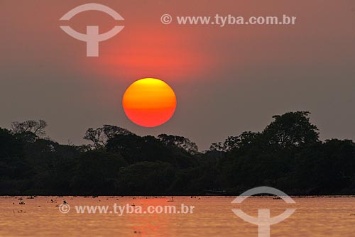  Subject: Sunset - Cuiaba River / Place: Mato Grosso state (MT) - Brazil / Date: 10/2012 