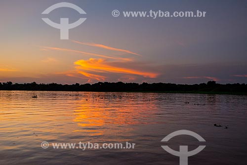  Subject: Sunset - Cuiaba River / Place: Mato Grosso state (MT) - Brazil / Date: 10/2012 