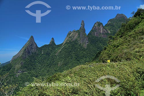  Subject: Dedo de Deus peak and the Serra dos Orgaos / Place: Teresopolis city - Rio de Janeiro state (RJ) - Brazil / Date: 11/2013 