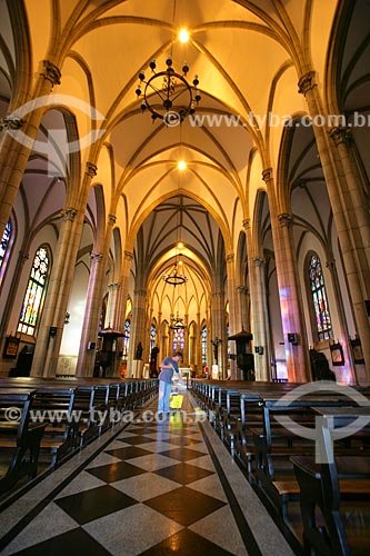 Inside of Cathedral of Sao Pedro de Alcantara (1846)  - Petropolis city - Rio de Janeiro state (RJ) - Brazil