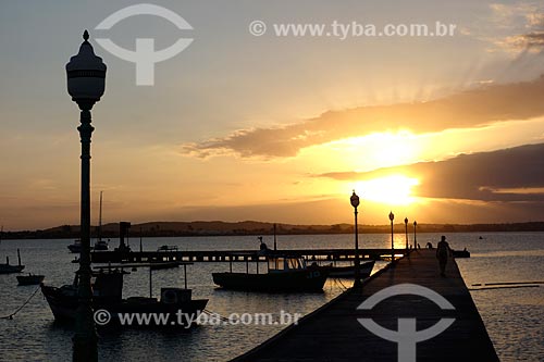  Subject: Sunset - Pier of Manguinhos Beach / Place: Armaçao dos Buzios city - Rio de Janeiro state (RJ) - Brazil / Date: 05/2013 