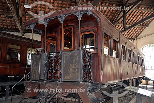  Subject: Imperial car (1886) - also known as Car of the Emperor, imported from Belgium - Train Museum (1984) / Place: Engenho de Dentro neighborhood - Rio de Janeiro city - Rio de Janeiro state (RJ) - Brazil / Date: 09/2013 
