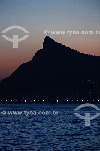  Subject: View of Christ the Redeemer (1931) during crossing between Rio de Janeiro and Niteroi / Place: Rio de Janeiro city - Rio de Janeiro state (RJ) - Brazil / Date: 11/2013 