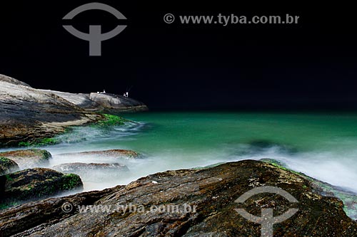  Subject: Arpoador Stone at night / Place: Ipanema neighborhood - Rio de Janeiro city - Rio de Janeiro state (RJ) - Brazil / Date: 11/2013 