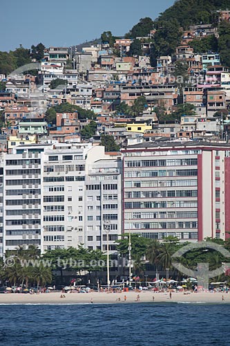  Subject: Leme Beach buildings with the Chapeu Mangueira Hill in the background / Place: Leme neighborhood - Rio de Janeiro city - Rio de Janeiro state (RJ) - Brazil / Date: 11/2013 