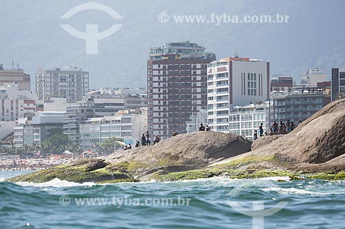  Subject: Arpoador Stone with the Ipanema Beach in the background / Place: Ipanema neighborhood - Rio de Janeiro city - Rio de Janeiro state (RJ) - Brazil / Date: 11/2013 