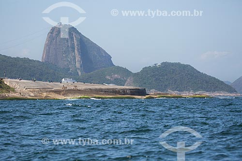  Subject: Old Fort of Copacabana (1914-1987) - current History Museum Army - with the Sugar Loaf in the background / Place: Copacabana neighborhood - Rio de Janeiro city - Rio de Janeiro state (RJ) - Brazil / Date: 11/2013 