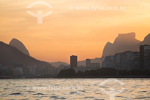  Subject: Sunset - Botafogo Bay with Rock of Gavea in the background / Place: Botafogo neighborhood - Rio de Janeiro city - Rio de Janeiro state (RJ) - Brazil / Date: 11/2013 