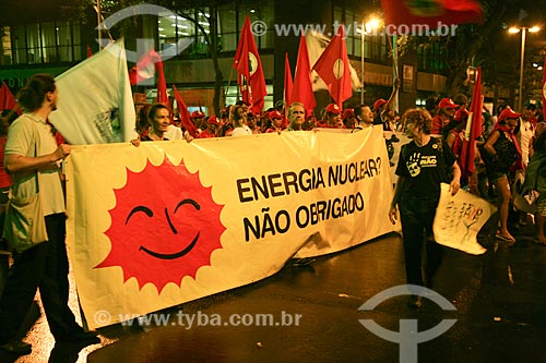  Protest march of Peoples Summit in Rio Branco Avenue  - Rio de Janeiro city - Rio de Janeiro state (RJ) - Brazil