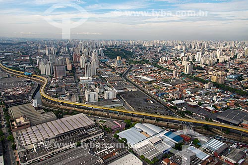  Subject: Aerial view of Tiradentes Express - Ancient Fura-Fila on Avenue of the State / Place: Ipiranga neighborhood - Sao Paulo city - Sao Paulo state (SP) - Brazil / Date: 10/2013 