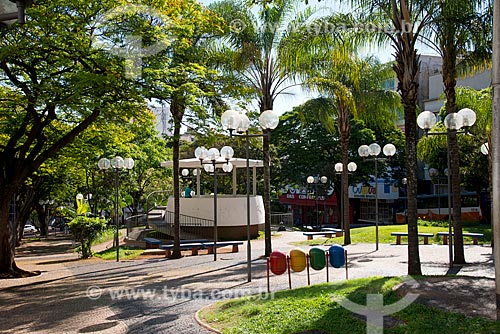 Subject: Rui Barbosa Square in the city center / Place: Uberaba city - Minas Gerais state (MG) - Brazil / Date: 10/2013 