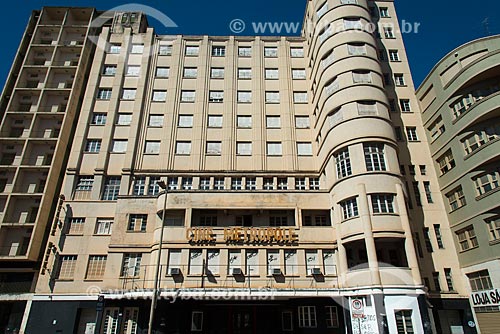  Subject: Cine Metropole - historic building from the 1920s on Leopoldino de Oliveira Avenue / Place: Uberaba city - Minas Gerais state (MG) - Brazil / Date: 10/2013 