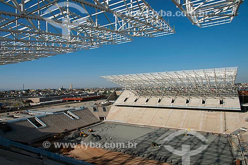  Subject: Work of construction of the stadium Arena Corinthians - the opening headquarters of the 2014 FIFA World Cup / Place: Itaquera neighborhood - Sao Paulo city - Sao Paulo state (SP) - Brazil / Date: 05/2013 