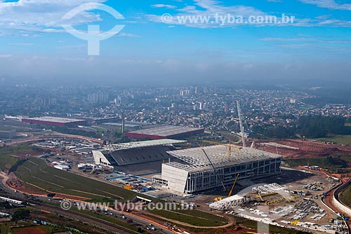  Subject: Work of construction of the stadium Arena Corinthians - the opening headquarters of the 2014 FIFA World Cup / Place: Itaquera neighborhood - Sao Paulo city - Sao Paulo state (SP) - Brazil / Date: 06/2013 