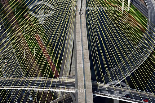  Subject: Cable-stayed bridge Octavio Frias de Oliveira / Place: Sao Paulo city - Sao Paulo state (SP) - Brazil / Date: 06/2013 