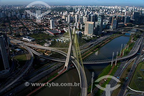  Subject: Cable-stayed bridge Octavio Frias de Oliveira / Place: Sao Paulo city - Sao Paulo state (SP) - Brazil / Date: 06/2013 