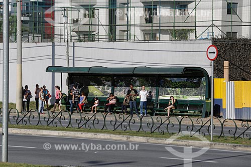  Bus stop  - Sao Jose dos Campos city - Sao Paulo state (SP) - Brazil