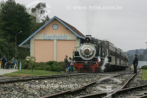  Ride of steam locomotive  - Garibaldi city - Rio Grande do Sul state (RS) - Brazil