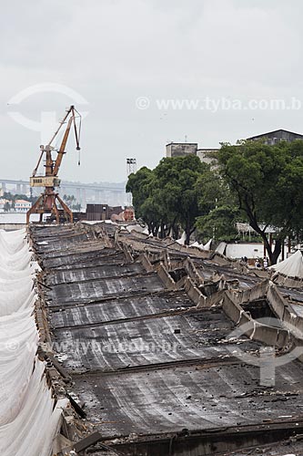  Subject: Perimetral High after implosion of the first stretch with the Rio-Niteroi Bridge (1974) in the background / Place: Gamboa neighborhood - Rio de Janeiro city - Rio de Janeiro state (RJ) - Brazil / Date: 11/2013 