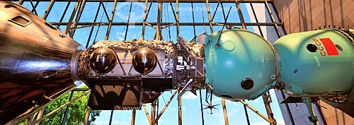  Apollo-Soyuz Test Project in The Smithsonians National Air and Space Museum - It has the largest collection of aircraft and spacecraft from around the world  - Washington DC - Washington DC - United States of America