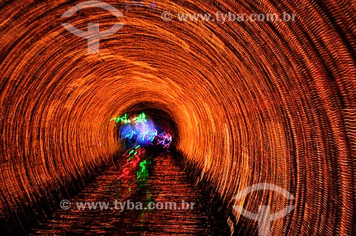 Subject: colorful tunnel / Place: Shanghai - China - Asia / Date: 04/2013 