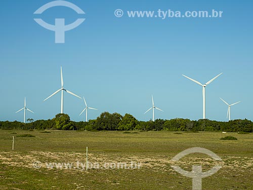  Subject: Aerogenerators of Gargau Wind Farm / Place: Sao Francisco de Itabapoana city - Rio de Janeiro state (RJ) - Brazil / Date: 12/2013 