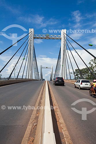  Subject: Sergio Motta Bridge over the Cuiaba River connects the capital to Varza Large city / Place: Cuiaba city - Mato Grosso state (MT) - Brazil / Date: 10/2013 