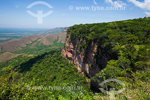  Subject: Landscape of rock formation in Chapada dos Guimaraes / Place: Chapada dos Guimaraes city - Mato Grosso state (MT) - Brazil / Date: 10/2013 