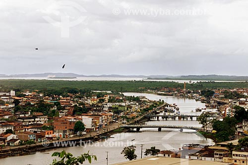  Subject: General view of Valenca city with Una River / Place: Valenca city - Bahia state (BA) - Brazil / Date: 04/1991 