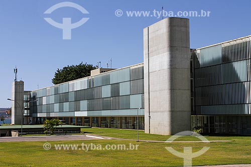  Subject: Facade of Brasilia Palace Hotel (1958) / Place: Brasilia city - Distrito Federal (Federal District) - Brazil / Date: 08/2013 