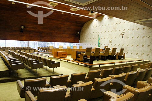  Subject: Federal Supreme Court plenary - headquarters of the Judiciary / Place: Brasilia city - Distrito Federal (Federal District) - Brazil / Date: 08/2013 