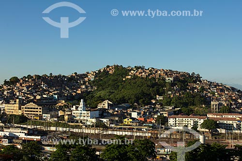  Subject: View from the Mangueira slum / Place: mangueira neighborhood - Rio de Janeiro city - Rio de Janeiro state (RJ) - Brazil / Date: 01/2014 