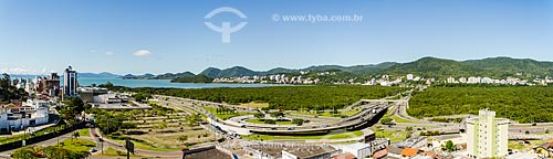  Subject: General view of CIC High - SC-401 with the Manguezal do Itacorubi Park / Place: Florianopolis city - Santa Catarina state (SC) - Brazil / Date: 12/2013 
