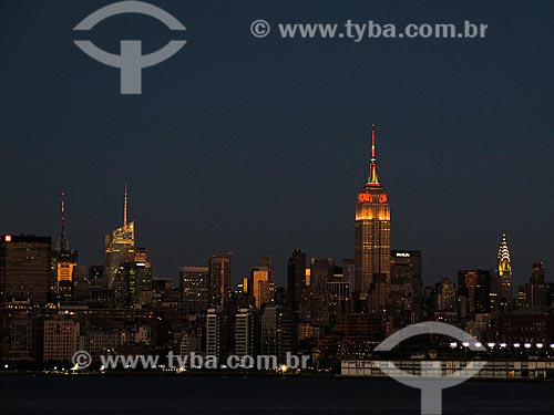 Subject: View of Manhattan with the Empire State Building (1931) / Place: New York city - United States of America - North America / Date: 11/2013 