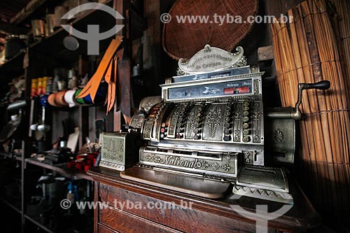  Cash register inside of commercial shed - Vila Paraiso Rubber Plantation Museum (2000) - built especially for the movie 