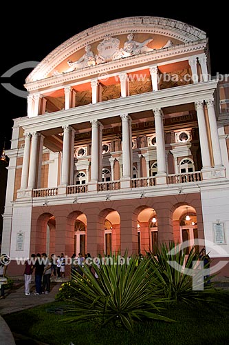  Subject: Facade of Amazonas Theatre (1896) / Place: Manaus city - Amazonas state (AM) - Brazil / Date: 03/2012 