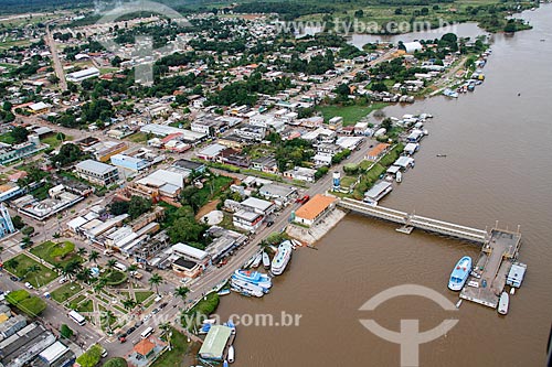  Subject: Aerial photo of Autazes city port / Place: Autazes city - Amazonas state (AM) - Brazil / Date: 03/2012 