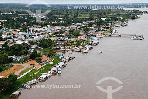  Subject: Aerial photo of Autazes city port / Place: Autazes city - Amazonas state (AM) - Brazil / Date: 03/2012 