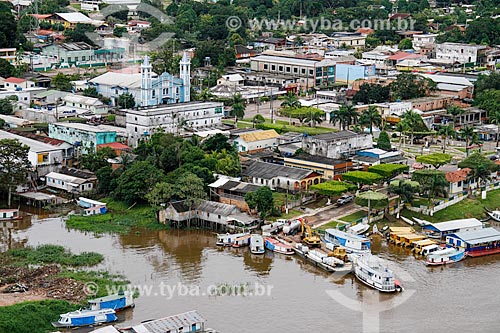  Subject: Aerial photo of Autazes city port / Place: Autazes city - Amazonas state (AM) - Brazil / Date: 03/2012 