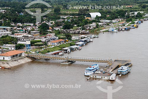  Subject: Aerial photo of Autazes city port / Place: Autazes city - Amazonas state (AM) - Brazil / Date: 03/2012 