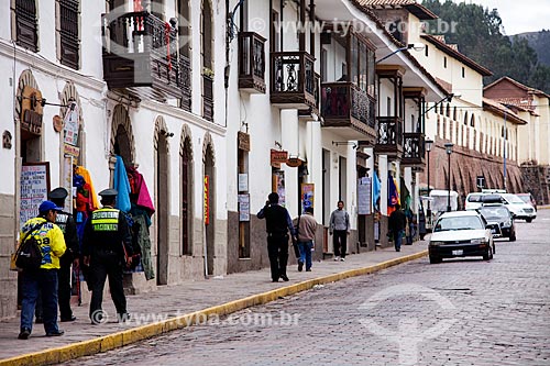  Subject: Commercial street in the city center / Place: Cusco city - Peru - South America / Date: 12/2011 