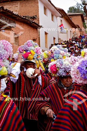  Subject: Celebration at January 1st / Place: Chinchero city - Peru - South America / Date: 01/2012 
