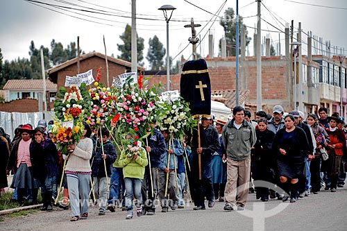  Subject: Funeral / Place: Chinchero city - Peru - South America / Date: 01/2012 