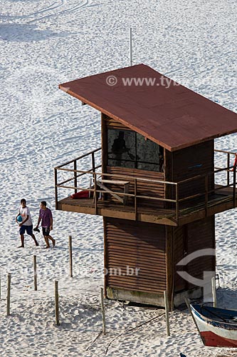  Subject: Lifeguard station - Grande Beach (Big Beach) / Place: Arraial do Cabo city - Rio de Janeiro state (RJ) - Brazil / Date: 01/2014 