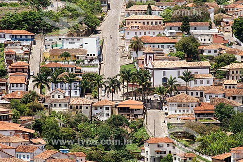  Subject: General view of San Francisco Street - At the base of the slope are located the Sao Francisco de Assis Church and across the Forum / Place: Diamantina city - Minas Gerais state (MG) - Brazil / Date: 12/2007 