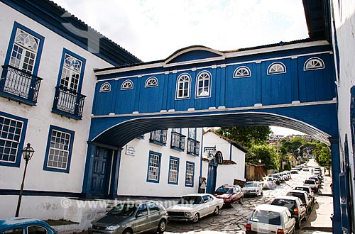  Subject: A covered footbridge (called as the Passadico) of Glory House - Located on Gloria Street / Place: Diamantina city - Minas Gerais state (MG) - Brazil / Date: 12/2007 