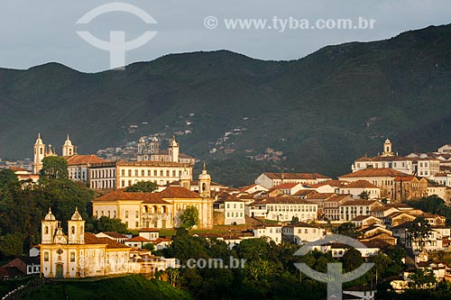  Subject: Aerial view of Ouro Preto city / Place: Ouro Preto city - Minas Gerais state (MG) - Brazil / Date: 12/2007 