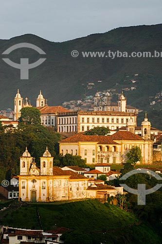  Subject: Aerial view of Ouro Preto city / Place: Ouro Preto city - Minas Gerais state (MG) - Brazil / Date: 12/2007 