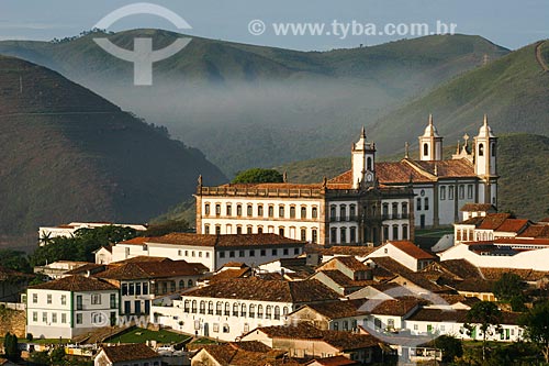  Subject: Aerial view of Ouro Preto city / Place: Ouro Preto city - Minas Gerais state (MG) - Brazil / Date: 12/2007 